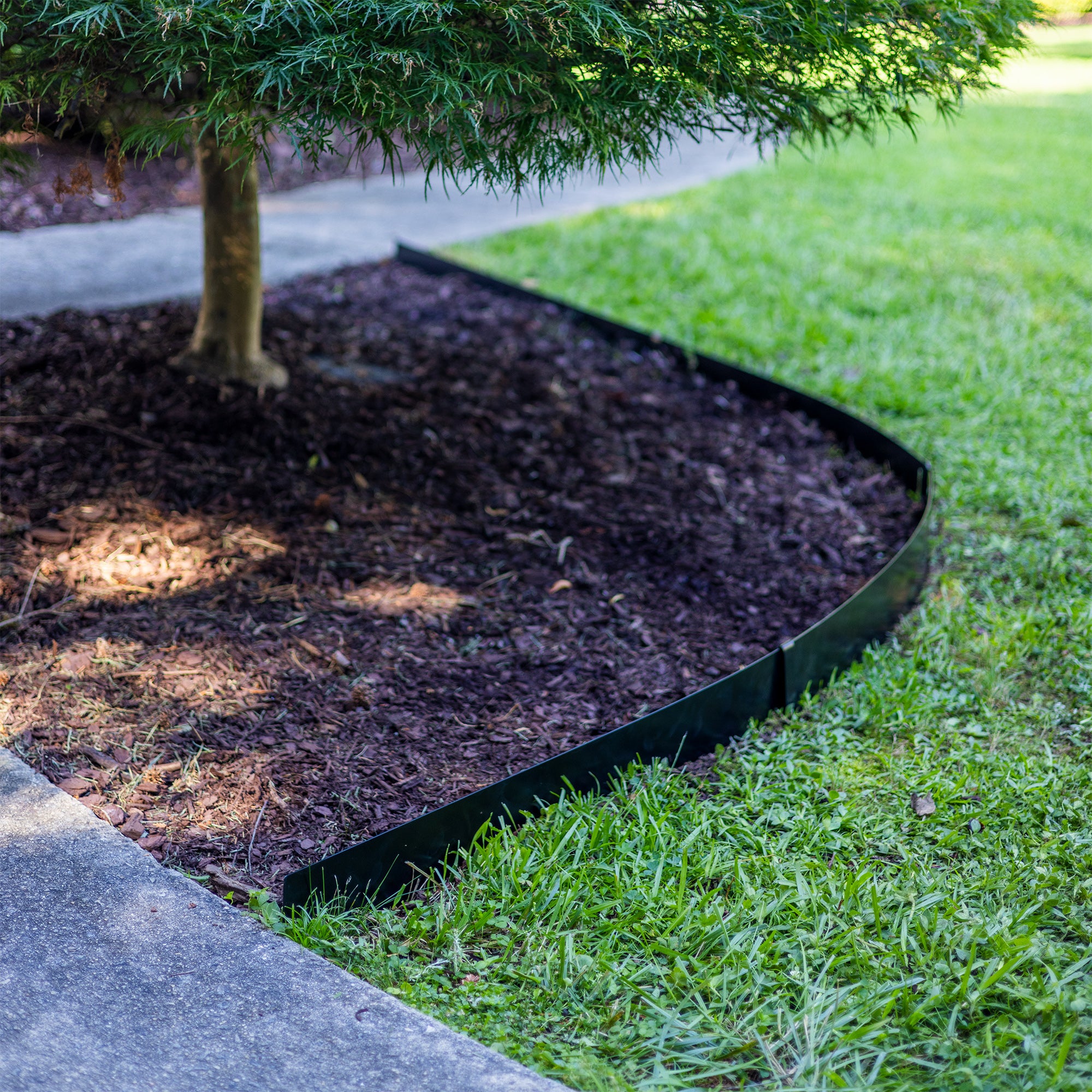 Black Steel Metal Landscape Edging - 16 or 24 Total Linear Feet Kits