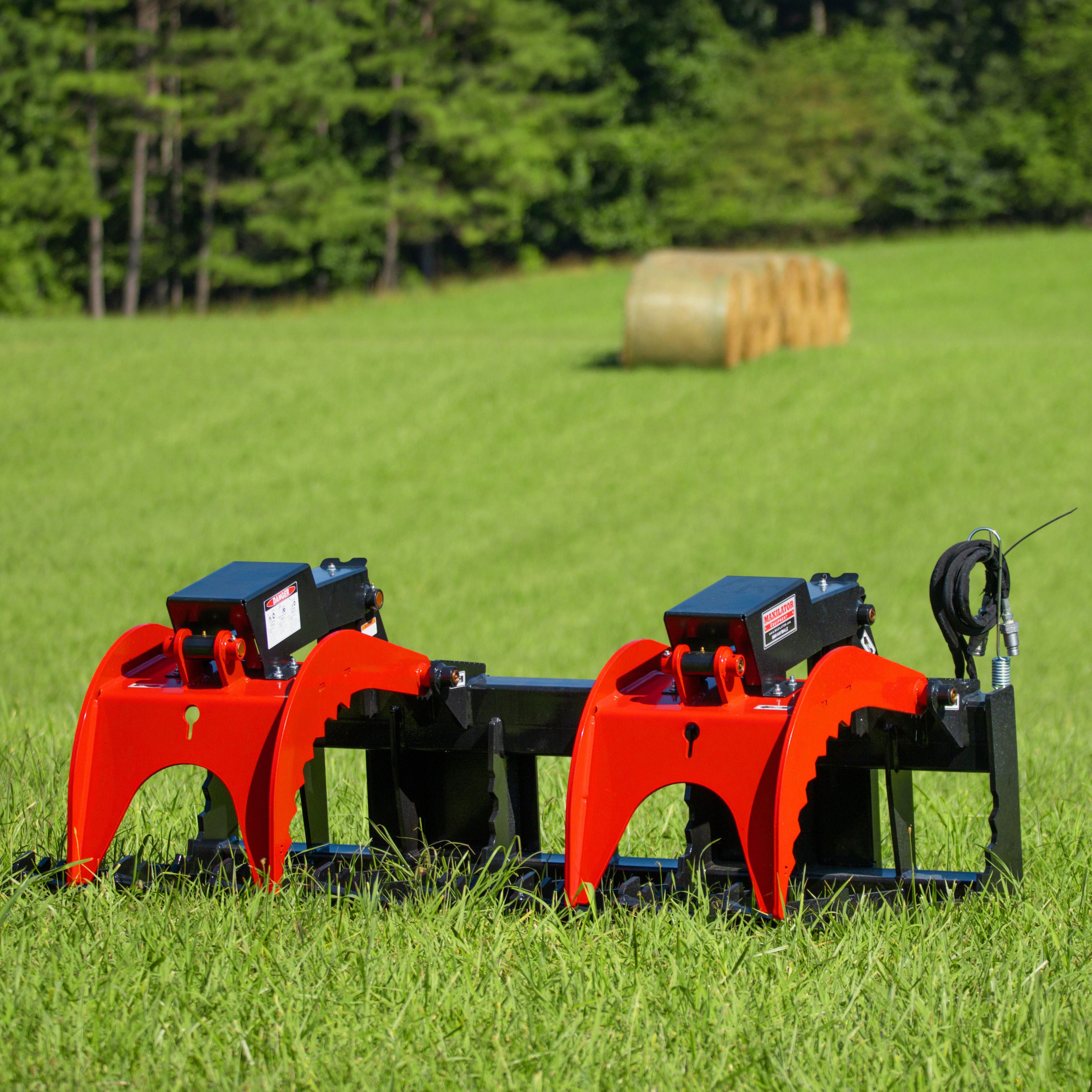 72 Inch Wide X 42 Inch Deep X 29 Inch Tall Maxilator Ultimate Duty Debris Grapple Universal Skid Steer - MBD-SS