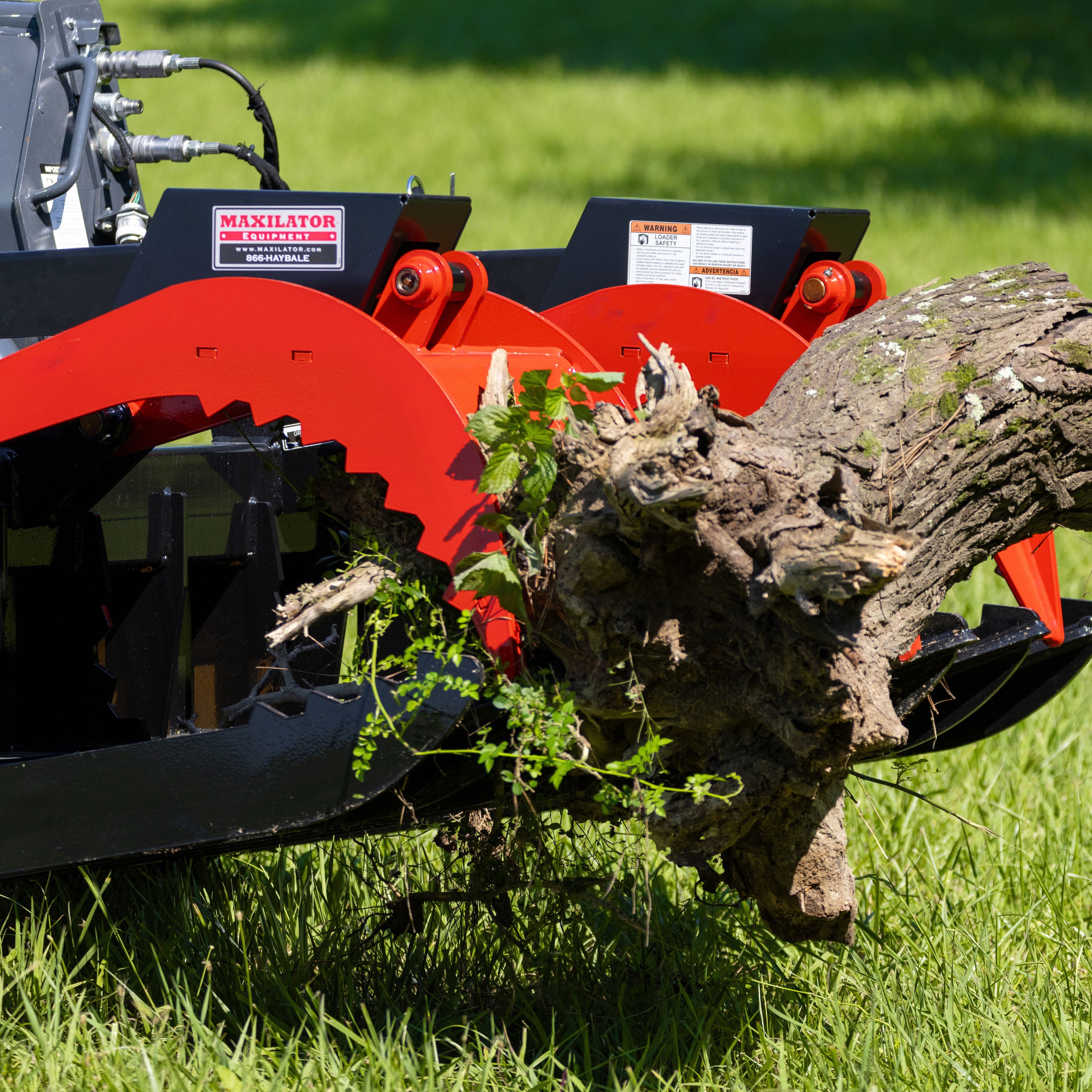 72 Inch Wide X 42 Inch Deep X 29 Inch Tall Maxilator Ultimate Duty Debris Grapple Universal Skid Steer - MBD-SS