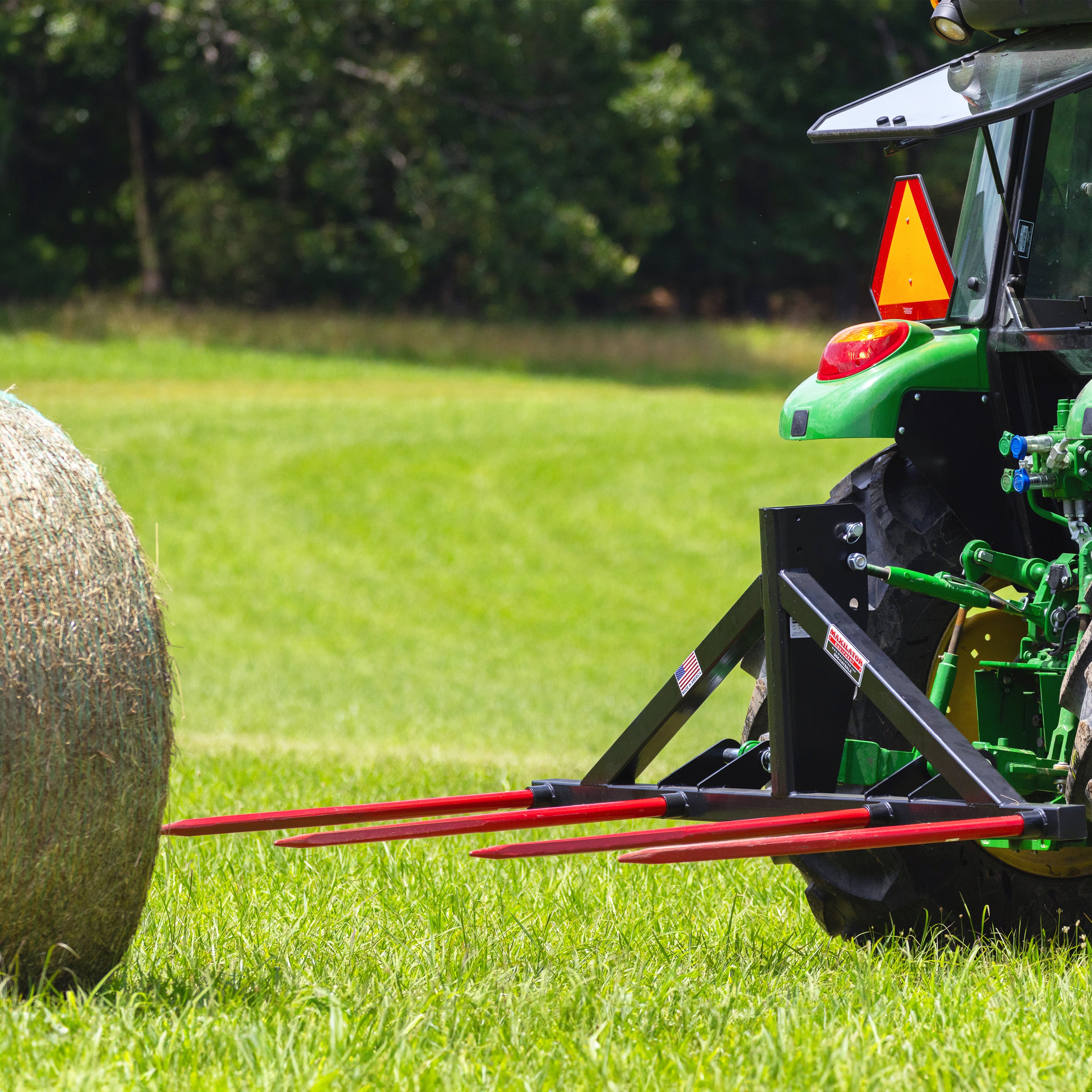 3-Point Rear Hitch Skid Steer Kit with (4) 49" Spears - MHSK49-3PH-SS