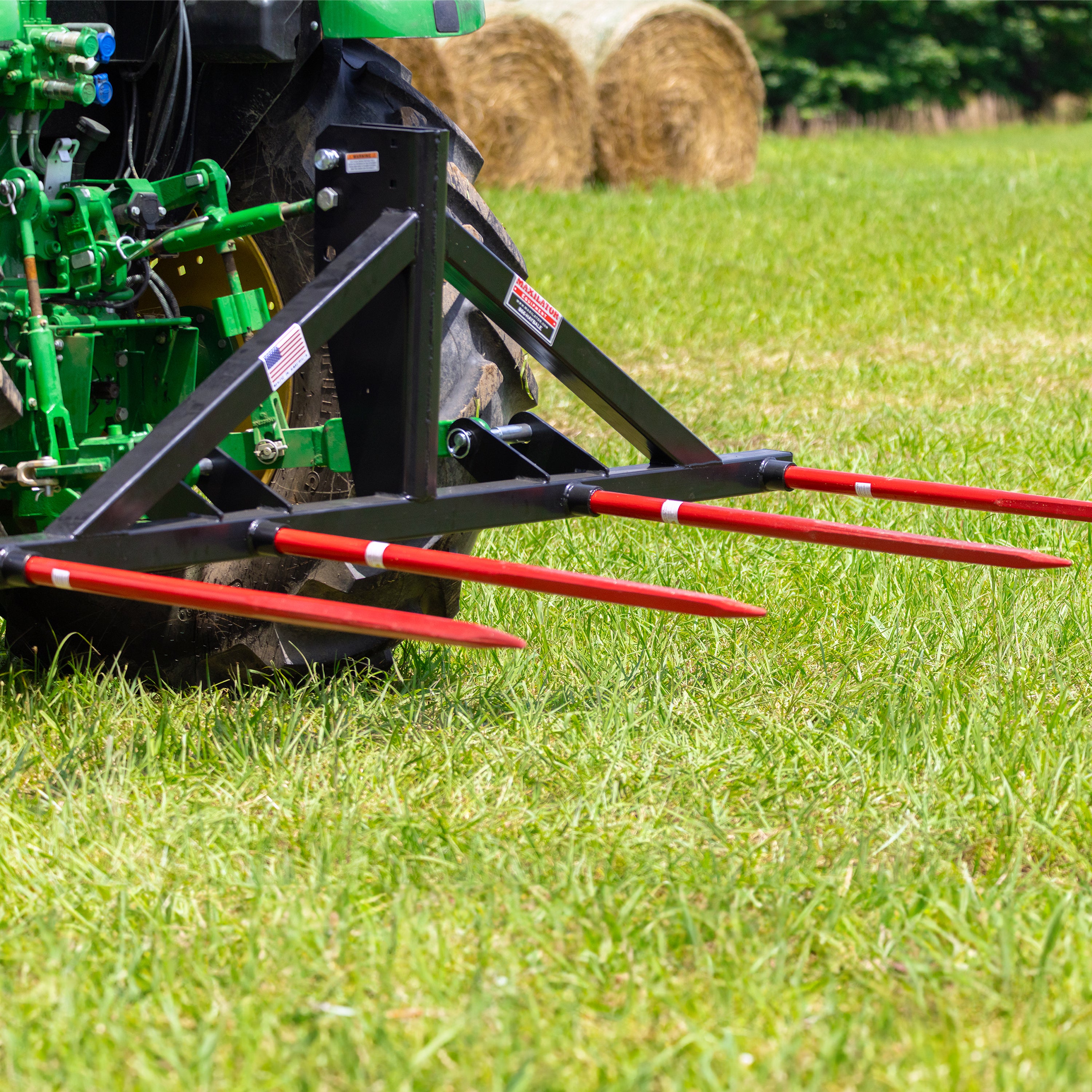 3-Point Rear Hitch Skid Steer Kit with (4) 49" Spears - MHSK49-3PH-SS