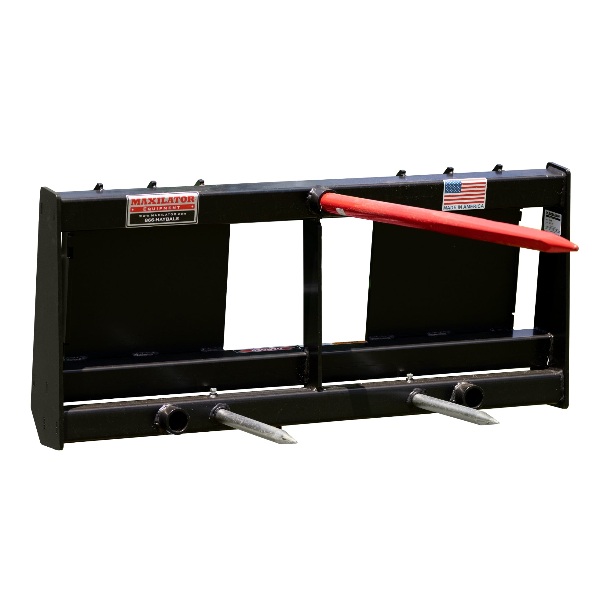 Maxilator Single Bale Combo Spear Fork Kit with 49" Hay Spear
