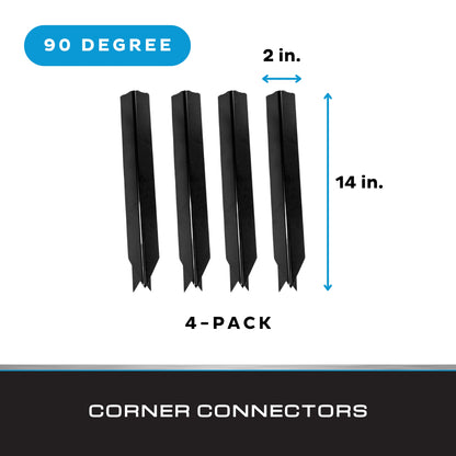 Black Steel Metal Landscape Edging - Extra Connectors