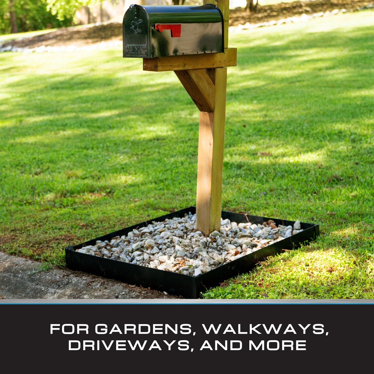 Black Steel Metal Landscape Edging - Extra Connectors