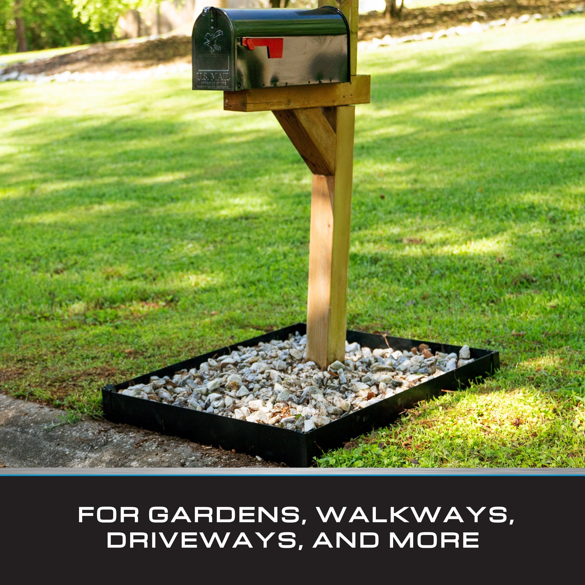 Black Steel Metal Landscape Edging - Extra Connectors