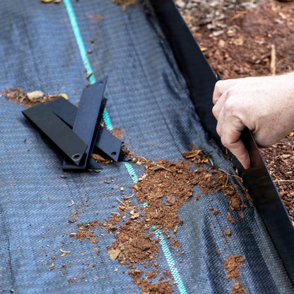 Black Steel Metal Landscape Edging - Extra Connectors