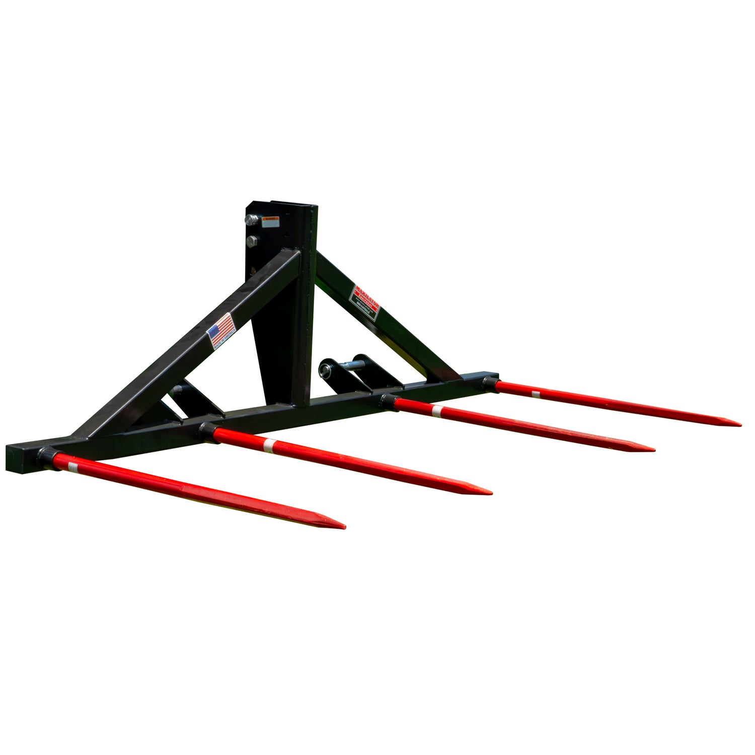 3-Point Rear Hitch Skid Steer Kit with (4) 39&quot; Spears - MHSK39-3PH-SS